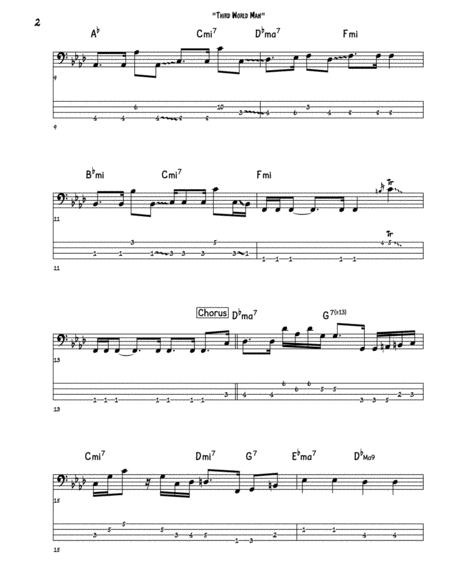 Third World Man Bass Guitar Tab Page 2