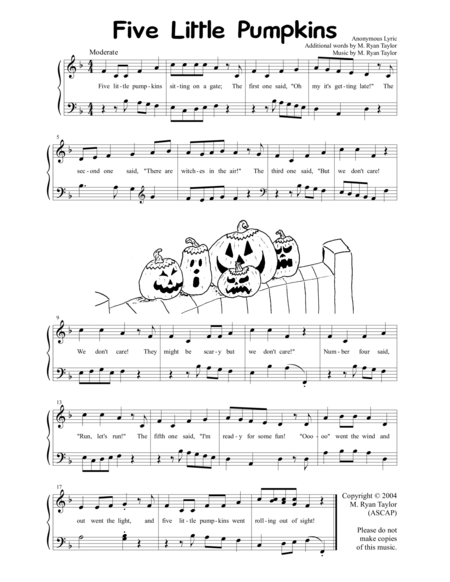 Thirteen For Halloween Songs For Halloween Programs And Celebrations Unison Voices And Piano Includes Bonus Ukulele Edition Page 2