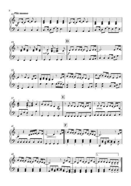 This Is Me From The Greatest Showman Easy Intermediate Piano Solo Page 2