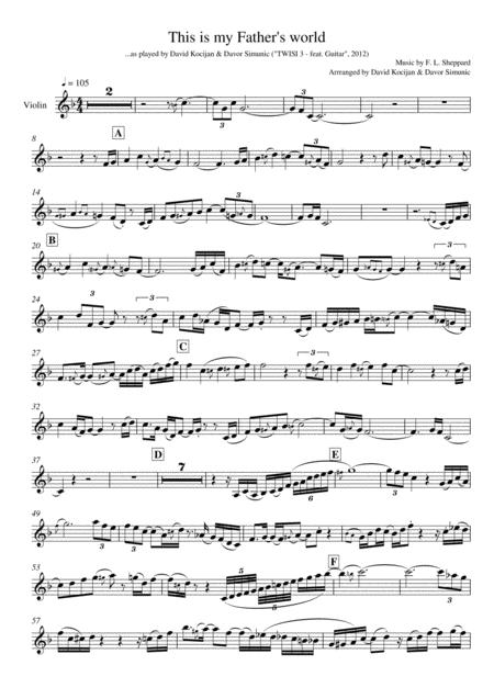 This Is My Fathers World Guitar Violin Page 2