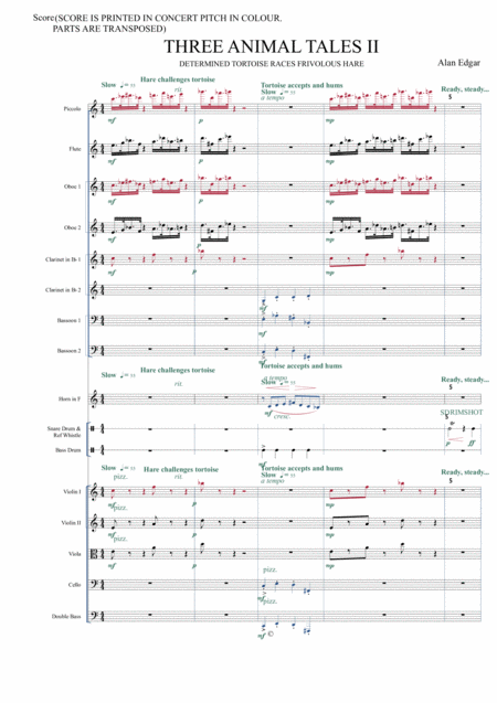 Three Animal Sayings 2 The Tortoise And The Hare Orchestra Page 2