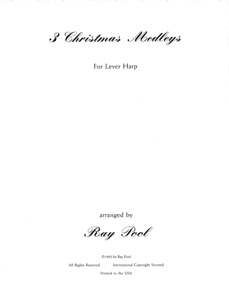 Three Christmas Medleys For Lever Harp Page 2