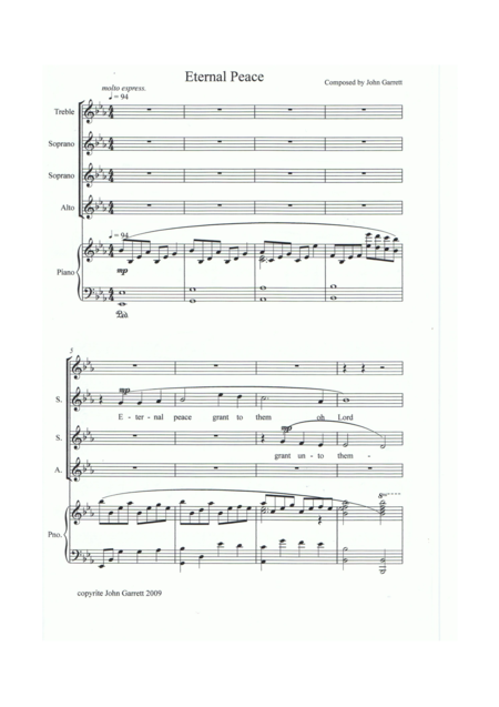 Three Etudes For Organ Pedals 1 Lament Page 2