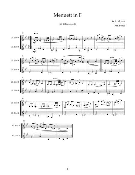 Three More Mozart Duets For Clarinet Kv3 4 And 6 Page 2