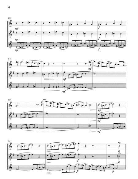 Three N Easy For Saxophone Trio Soprano Alto And Tenor Saxophones Page 2