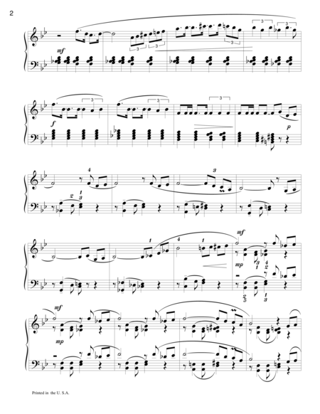 Three Preludes For Piano Op 7 Page 2