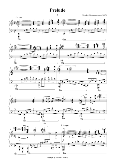Three Preludes For Piano Page 2