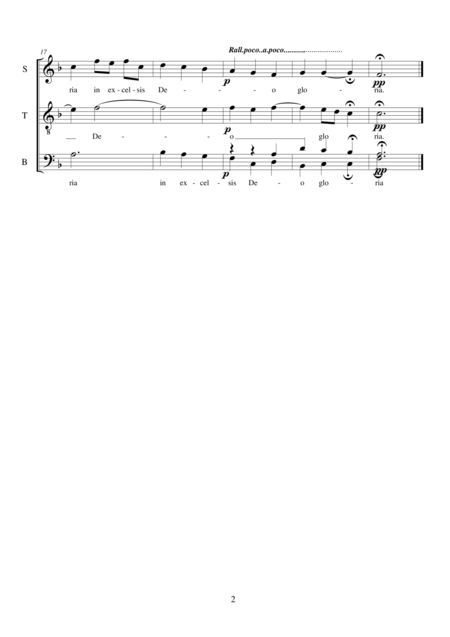 Three Small Christmas Motets For Choir Stb And Satb A Cappella Page 2