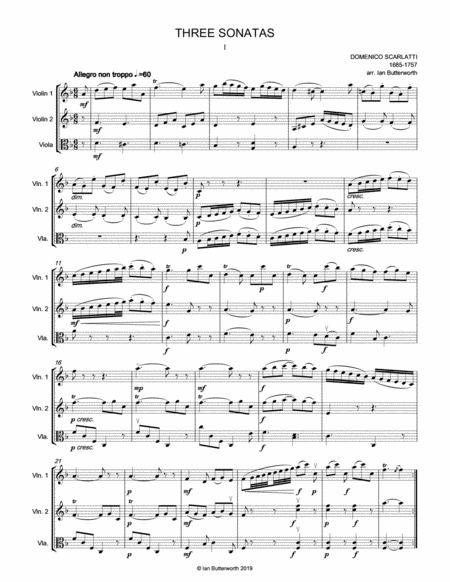 Three Sonatas For 2 Violins Viola Page 2