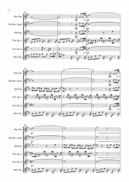 Thriller By Michael Jackson Saxophone Quintet Sattb Aattb Page 2