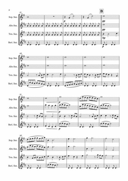 Through The Bluebells Saxophone Quartet Satb Page 2