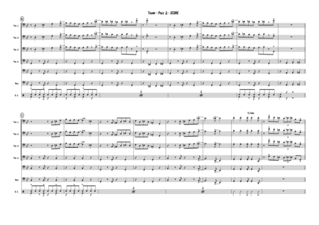 Thump For Jazz Trombone Quartet And Rhythm Section Page 2