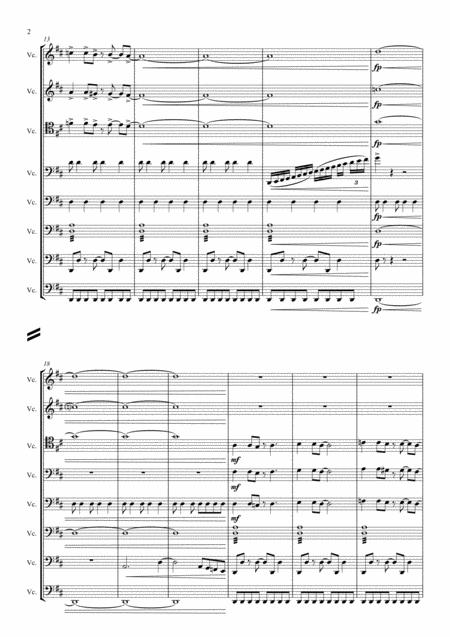 Thundercats Theme For Cello Ensemble Page 2