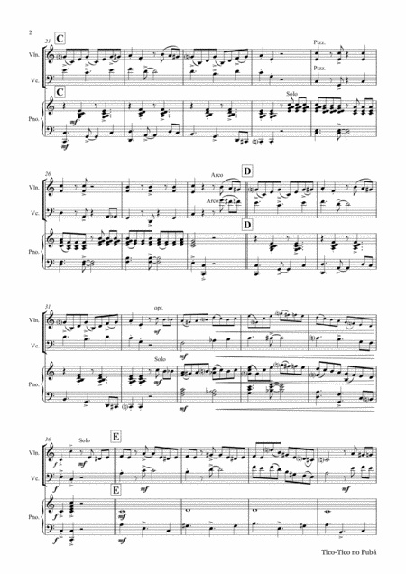 Tico Tico No Fub Choro Piano Trio Arrangement Thomas H Graf Page 2