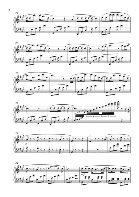 Tightrope Pedal Harp Solo Page 2