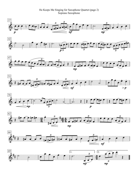 Tis So Sweet To Trust In Jesus For Piano Duet Page 2