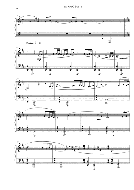 Titanic Suite Back To Titanic Piano Solo Page 2