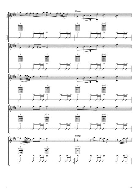 To Be With You Duet Guitar Score Page 2