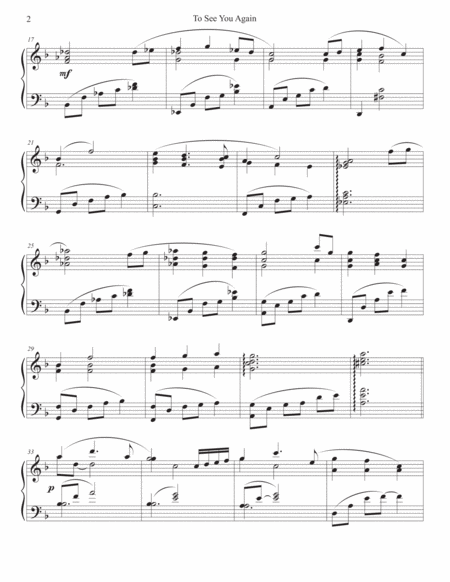 To See You Again Original Piano Composition Page 2