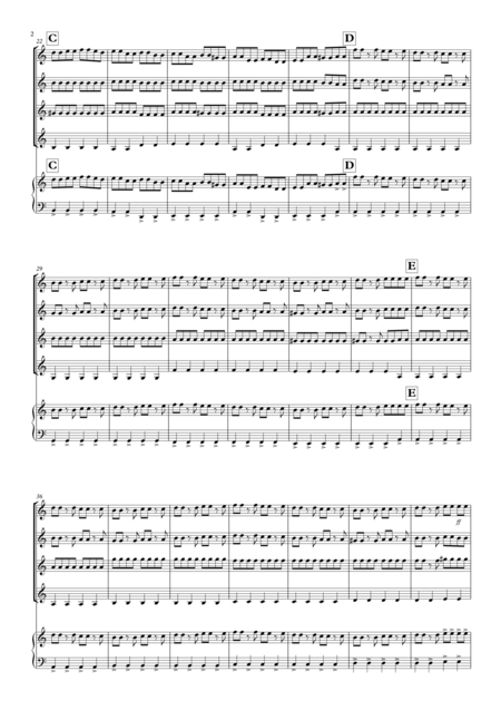 Toccata By Bach Rocks For Clarinet Quartet Page 2