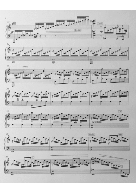 Toccata For Harp Page 2