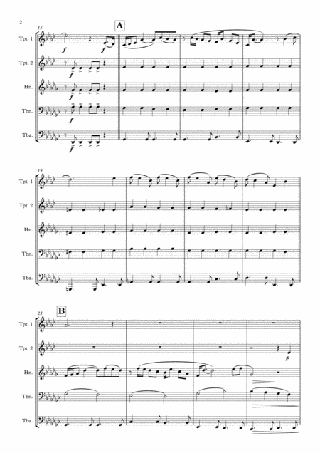 Tomorrow From Annie For Brass Quintet Page 2