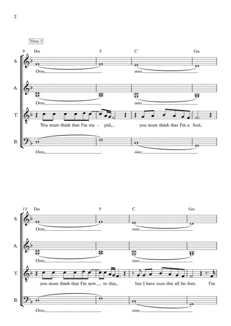 Too Good At Goodbyes Satb Page 2