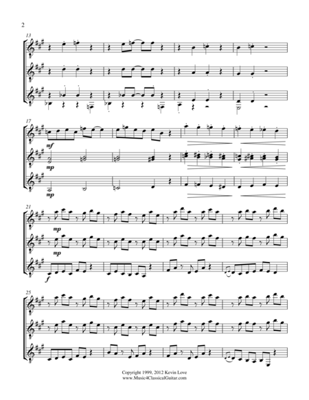 Top Hat Guitar Trio Score And Parts Page 2