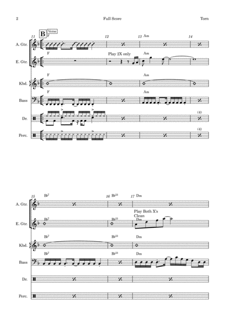 Torn Vocal With Rhythm Section Key Of F Page 2