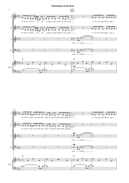 Total Eclipse Of The Heart Satb Page 2