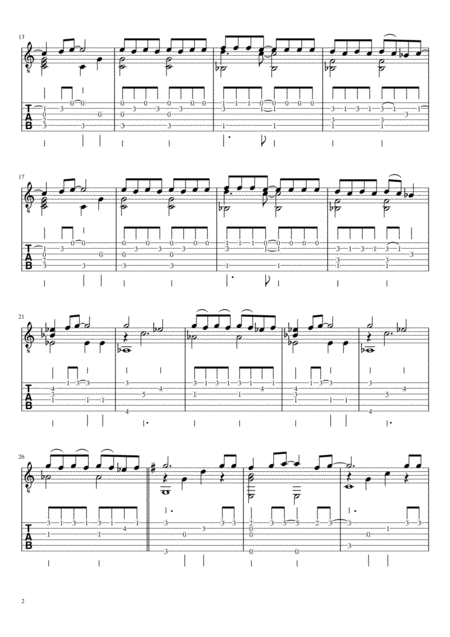 Total Eclipse Of The Heart Solo Guitar Page 2