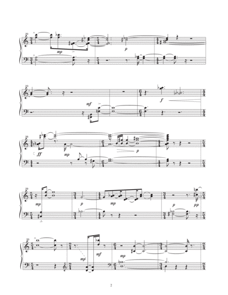 Touch Tones For Solo Piano 1989 Page 2