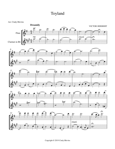 Toyland For Flute And Clarinet Page 2