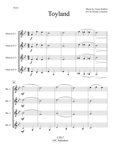Toyland For French Horn Quartet Page 2