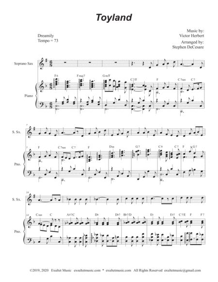 Toyland Soprano Saxophone And Piano Page 2