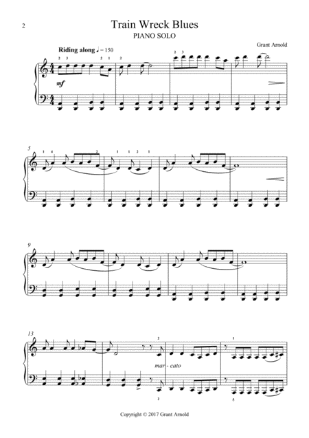 Train Wreck Blues With Bonus Song Version Page 2