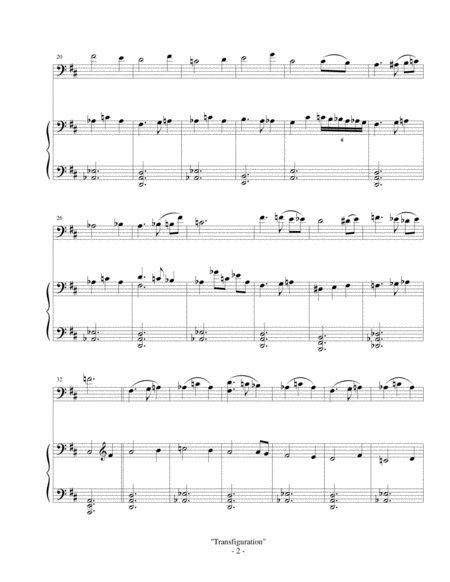 Transfiguration For Cello And Piano Page 2