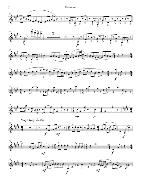 Transition Iii Part Clarinet Bb Page 2