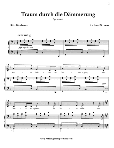 Traum Durch Die Dmmerung Op 29 No 1 F Major Page 2