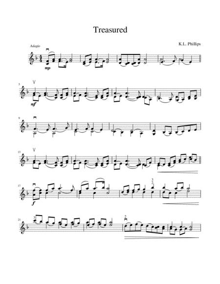 Treasured Violin Solo Page 2