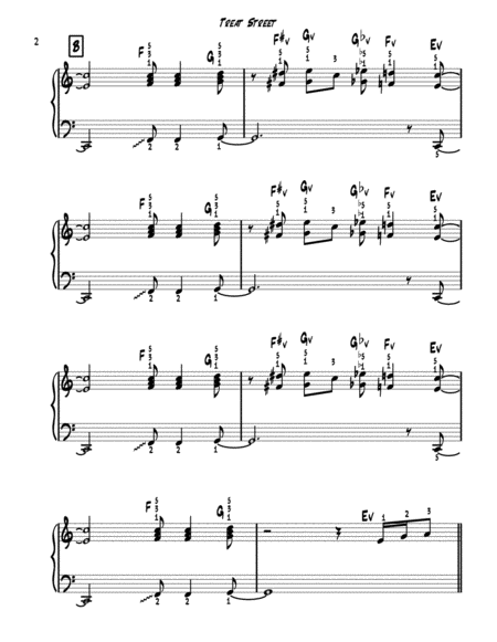 Treat Street Ultimate Edition With Transcription And Fingering Page 2