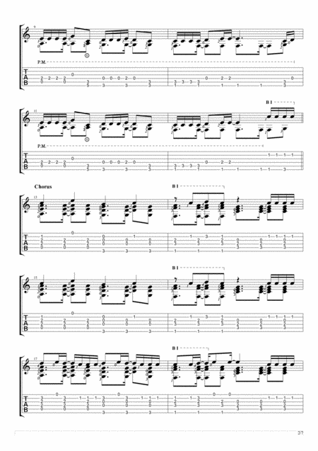 Treat You Better Fingerstyle Guitar Solo Page 2
