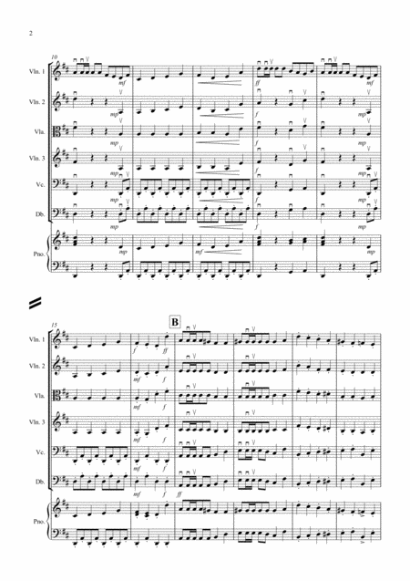 Trepak Fantasia From Nutcracker For String Orchestra Page 2