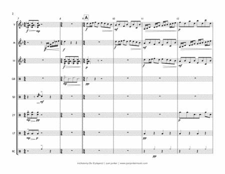 Trichotomy Percussion Ensemble For 8 Players Page 2