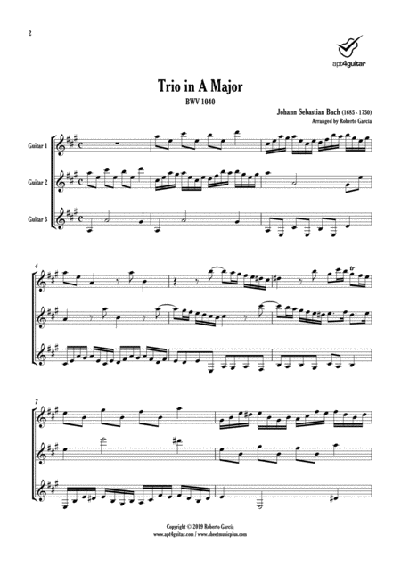 Trio Bwv 1040 Page 2