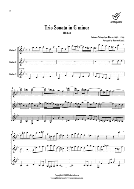 Trio Sonata In G Minor Page 2