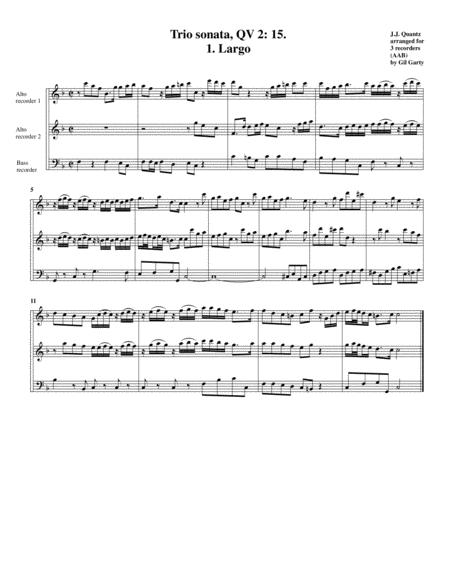 Trio Sonata Qv 2 15 Arrangement For 3 Recorders Page 2