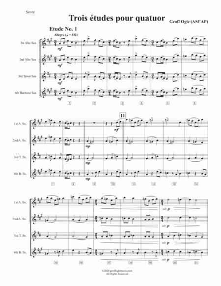 Trois Etudes Pour Quatour Page 2