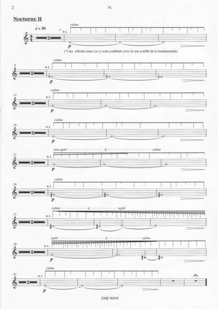 Trois Nocturnes Parts Page 2