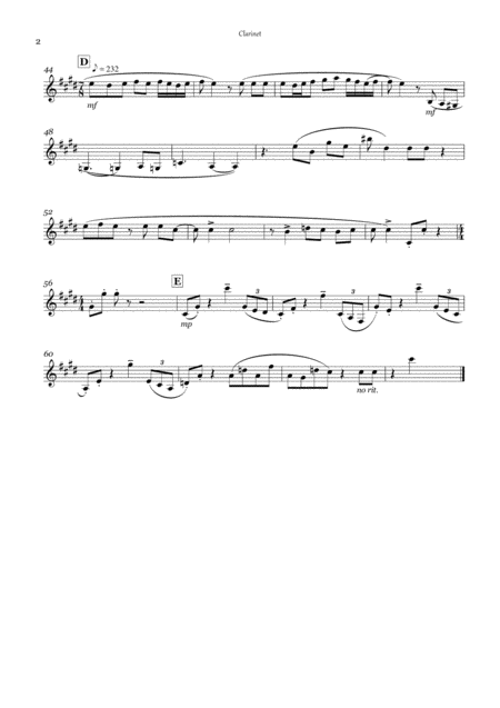 Trout Quintet Easy Violin Sheet Music Page 2